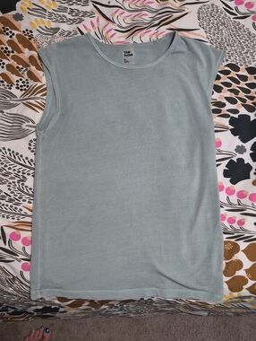 Aritzia TNA Sage Green Cap-Sleeve Tank